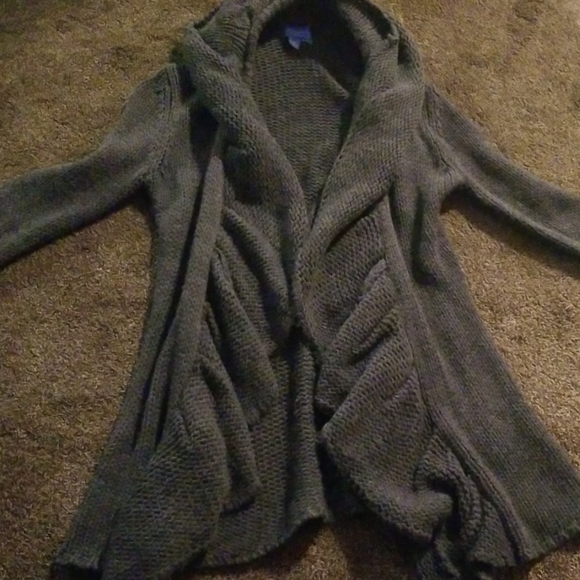 Simply Vera Vera Wang Jackets & Blazers - Small Simply Vera Wang Gray Cardigan